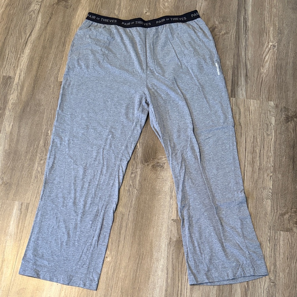 Pair of Thieves Gray Lounge Pants - Elastic Waistband Size XL